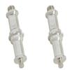 AFEFT 2 Pieces Standard 1/4 3/8 64MM Metal Male Convertor Threaded Screw Adapter Spigot Stud for Studio Light Stand view 1