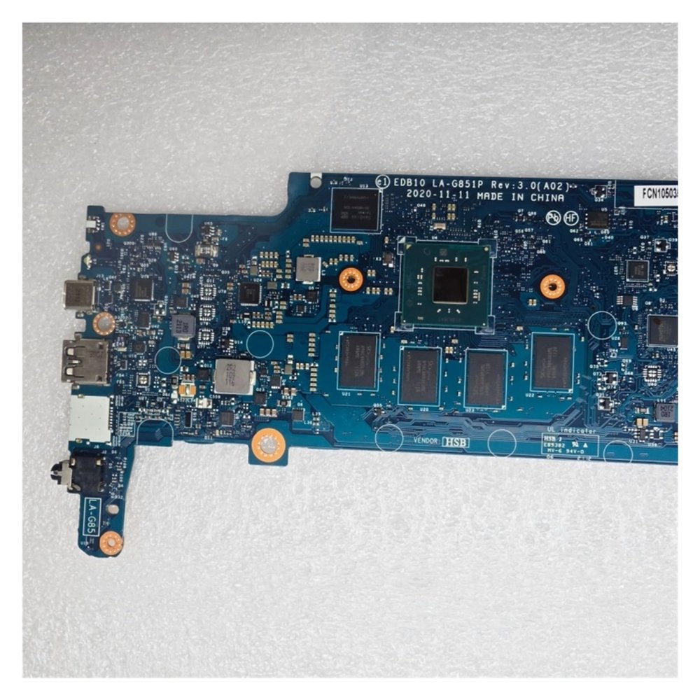 02VPK7 for Dell 3100 Laptop Motherboard SRET0 N4020 4GB RAM 32GB ROM EDB10 LA-G851P, Durable