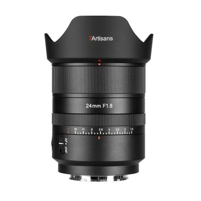 7artisans AF 24mm F1.8 Full Frame Lens for L Mount, STM Auto Focus Prime Lens with Face/Eye Detection,Wide Angle Lens for Environmental Portraits, Humanities Theme, and Street Photography