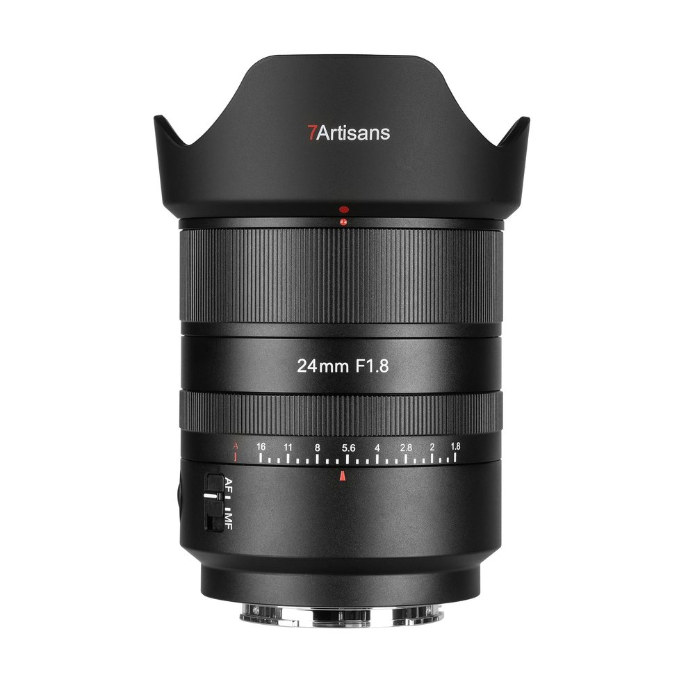 7artisans AF 24mm F1.8 Full Frame Lens for L Mount, STM Auto Focus Prime Lens with Face/Eye Detection,Wide Angle Lens for Environmental Portraits, Humanities Theme, and Street Photography