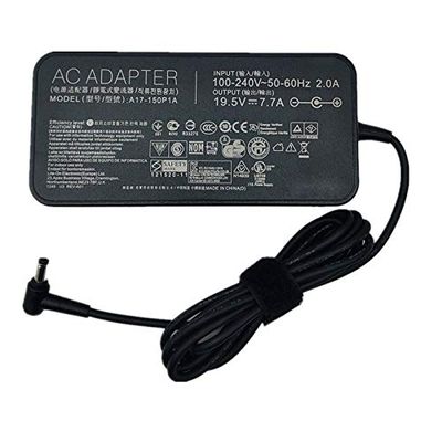 19.5V 7.7A 150W AC Power Supply Adapter Compatible for ASUS ROG Swift OLED PG27AQDP Monitor 5.5mm Pin