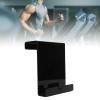 Brrnoo Treadmill Reading Rack Tablet Holder Stand, Clear Acrylic Multifunctional Lightweight Exercise Bike Book Holder for Elliptical Trainers Stair Steppers with No Tools Assembly (Black) view 4