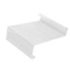 Brrnoo Treadmill Reading Rack Tablet Holder Stand, Clear Acrylic Multifunctional Lightweight Exercise Bike Book Holder for Elliptical Trainers Stair Steppers with No Tools Assembly (White) view 1