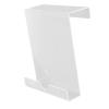 Brrnoo Treadmill Reading Rack Tablet Holder Stand, Clear Acrylic Multifunctional Lightweight Exercise Bike Book Holder for Elliptical Trainers Stair Steppers with No Tools Assembly (White) view 4