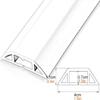 Cable Hider Floor Cable Cover Protector, for Home Office or Outdoor Settings,Wire Cover Home Office, Heavy Duty PVC Duct Easy to Unroll(2m) view 3