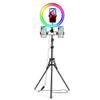GFHSKRPL 10 Inch RGB Light with Remote LED Photographic Selfie Tripod with Stand view 1