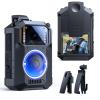 BOBLOV M11 Police Body Camera: 3.2K Body Camera with Big Button, 10Hrs HD Video Record, 8 IR Night Vision, Compatible with Windows & Mac, Wearable Body Cam for Law Enforcement & Personal Use (256G) view 1