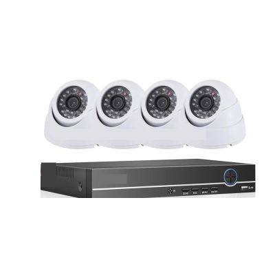 H.265 4K CCTV System 8MP Indoor Audio IP Camera 8CH NVR Recorder Video Security Camera System Surveillance Kit 2TB HDD Optional(4PCS,8CH DVR 4pcs Camera)
