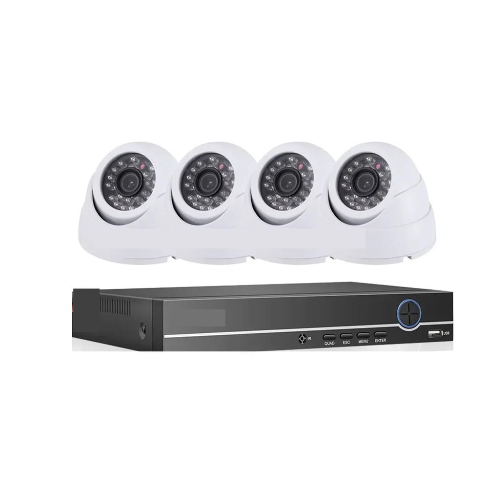 H.265 4K CCTV System 8MP Indoor Audio IP Camera 8CH NVR Recorder Video Security Camera System Surveillance Kit 2TB HDD Optional(4PCS,8CH DVR 4pcs Camera)