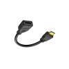 Monitor Conversion Cable Mini HDMI to Female HDMI Extension Cable 90 Degree Elbow Adapter for TV Box/Stick Camera PS4 PS5 Xbox 4K 2K Converter Short Wire Display Conversion Line(Upward Bend) view 1
