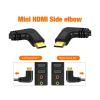 Monitor Conversion Cable Mini HDMI to Female HDMI Extension Cable 90 Degree Elbow Adapter for TV Box/Stick Camera PS4 PS5 Xbox 4K 2K Converter Short Wire Display Conversion Line(Upward Bend) view 4