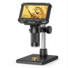 Digital Microscope with 4.3inch IPS Screen 1600X Coin Mirroscope with Lights 1920P HD Video Microscope(Without Lights) view 1