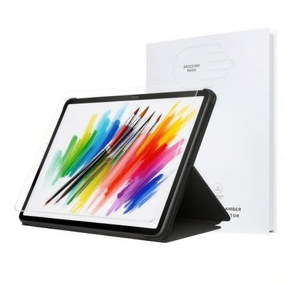 [2 Pack] 1 Pack Moth eye Screen Protector and 1 Pack HD Screen Protecto for iPad Pro 13 Inch(M4), 9H Tempered Glass Film with Ultra Fit Tray, Apple Pencil Support, Scratch Resistant, Anti-Reflective,Anti-Glare,Touch Like Silk, Tempered Glass