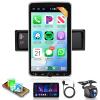 10 Single Din Android Car Stereo with Wireless CarPlay & Android Auto,Adjustable Car Stereo with 4G+64G BT, Rear View Camera GPS WiFi FM EQ SWC Single Din Android Sellrich Car Radio view 1