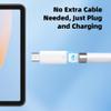 BDJXCUSA 3 Pack USB C to Pencil Charger Adapter for Apple Pencil 1st Generation,USB C Male to for Lightning Female Bluetooth Pair Connector for iPad A16 11th,10th,Top Cap,Pen Tip for iPencil 1 Gen view 3