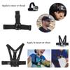 5 in 1 Action Camera Accessories Kit, Sports Camera Mount Set, Head Strap Chest Harness Selfie Stick for, Includes Head Strap Mount, Chest Harness, Selfie view 2