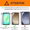 YBFJCE Case for Samsung Galaxy Tab A11 2025/A9 2023 8.7 inch,Multi-Angle Viewing PU Leather Folio Stand Cover with Pencil Holder,Shockproof Protective Case for Samsung Galaxy Tab A11/A9,Green view 2