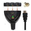Monitor Conversion Cable 3 in 1 Out 4K HDTV Splitter 3-Port HD Switcher Selector HD Cable Supports Full HD 4K 1080P 3D Player HDTV,PS4 Game Console Display Conversion Line view 2