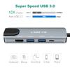 7 Port USB 2.0 Hub and USB 3.0 Hub and USB C Hub view 3