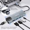 7 Port USB 2.0 Hub and USB 3.0 Hub and USB C Hub view 4