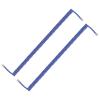 PATIKIL 2 Pack Phone Cord for Landline, 13.1 Feet(Coiled 1.96 Feet) RJ9/RJ10 4P4C Landline Handset Cord Universal Telephone Phone Cable for Telephone Handset Accessory, Blue view 1