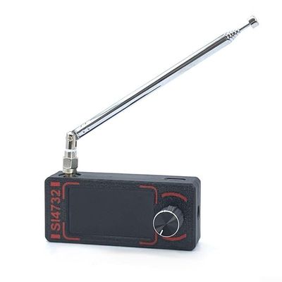 MINI SI4732 Shortwave Radio Receiver Portable, FM/AM/SSB Receiver, Whip/Loop Antenna, HF/VHF/SW/LSB USB Radio, Amateur Radio Listener(whip antenna)