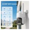 LNBBEQ 8MP 4K PTZ WiFi Camera 5X Digital Zoom Outdoor Surveillance Camera Human Detection Night Vision 5G Security Camera(AU Plug,8MP Add 64G Card) view 3