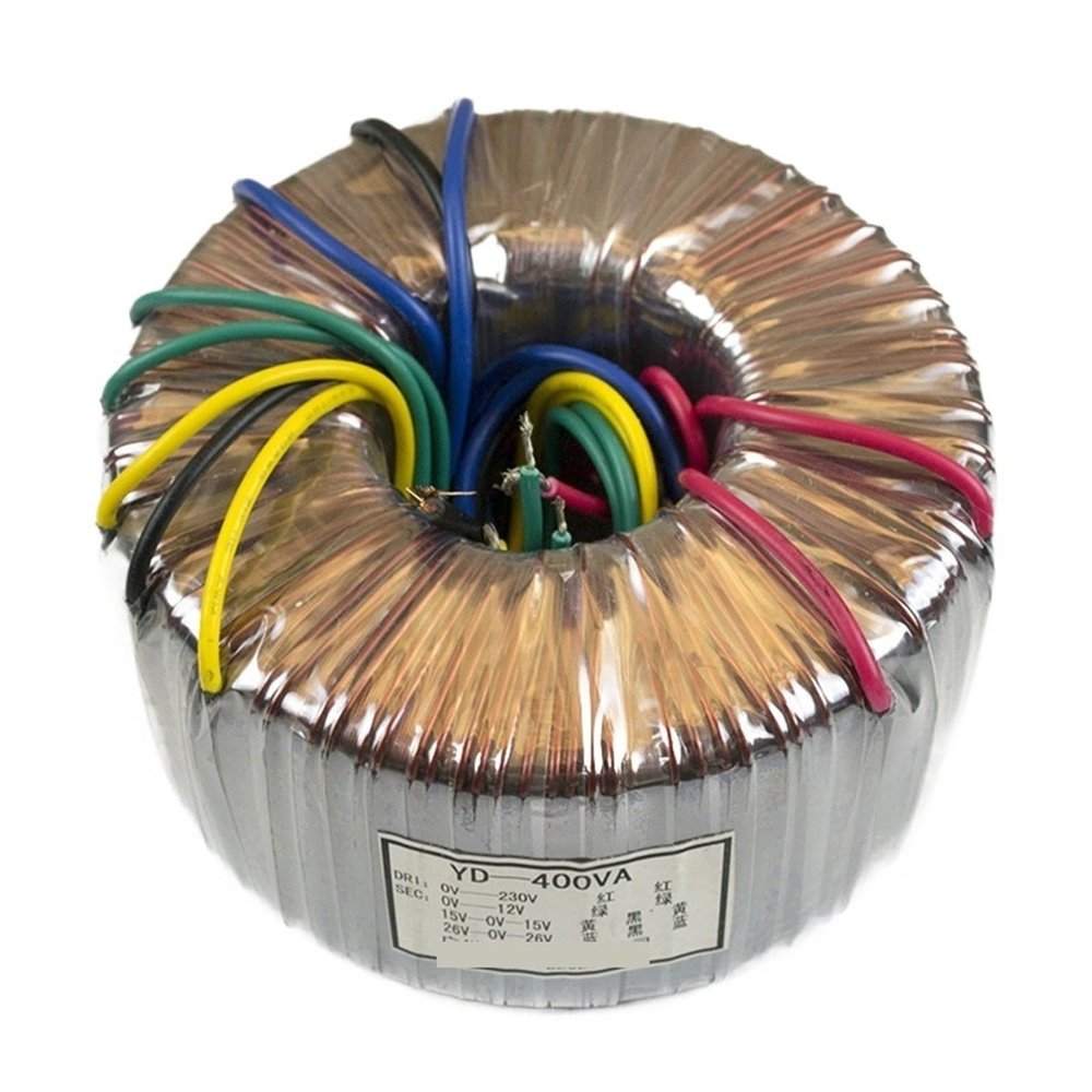 1pcs 400W Double 26v + Double 15v + Single 12v toroidal Transformer