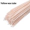 10M Fiberglass Braided Sleeve - Yellow Wax Coated, 1500V Insulated, Chemical Resistant, Smooth Surface, 105C Heatproof Wire Casing (Diameter 1-20mm)(4mm) view 2