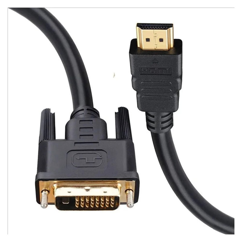 ACGTUY HDMI to DVI Cable Compatible Cable 1.5M 300cm 1080P 3D DVI D 24 1 Pin Adapter Cables for TV Box DVD PC Projector(3 m)