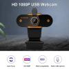 GFHSKRPL 1080P Web Camera Webcam Computer PC with Mic for Video Calling Network Teaching Office Meeting view 3