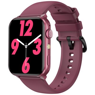 Baolubao Smart Watch for Women&Men, 1.91" Large HD Screen, Bluetooth Call, AI Voice Assistant, 100+ Sport Modes, 25 Languages, LED Flashlight, Menstrual & Health Tracker, IP68 for iOS Android,Purple