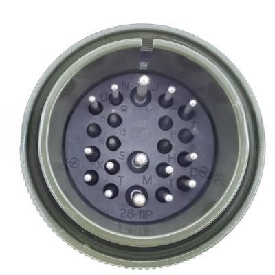 KETDDYEG 1Pc only not Like pic Shown 4-axis Connector Aviation Plug 28-11S 22 pin Connector 17(28-11 Male Straight Head Without Tail Clip)