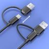 XUMIUZIY USB Sound Card, External Stereo Sound Card with Volume Control & Voice Changer USB to 3.5mm Jack Audio Adapter for PC Laptop Gaming Headset Microphone view 4
