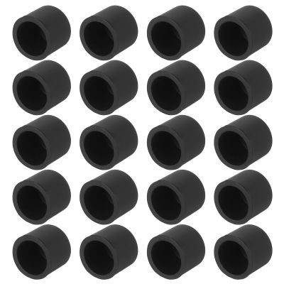 PATIKIL RCA Anti Dust Plug Dustproof Cover, 10pcs 0.54"/13.7mm Port Stopper Protector Silicone RCA Female Connector for TV Speaker Set-Top Boxes DVD Players Projectors, Black