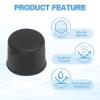 PATIKIL RCA Anti Dust Plug Dustproof Cover, 10pcs 0.54"/13.7mm Port Stopper Protector Silicone RCA Female Connector for TV Speaker Set-Top Boxes DVD Players Projectors, Black view 4