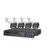 8MP 8CH AHD DVR Ourdoor Weatherproof Color Night Motion Detection Security Camera 4K CCTV Video Surveillance System Kits(4PCS,8MP 8CH DVR 4 Camera_US Plug) view 1