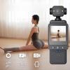 Dpofirs Mini Body Camera, 1080P Vlogging Camera, with Smart Stabilization, Wide Angle Lens 270 180 Degree Rotation, Wearable POV Camcorder, for Outdoor Photography Travel view 2
