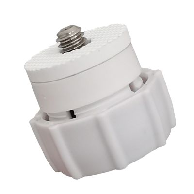 1/4" Screw Thread to 17mm Ball Head Brackets Connector Adapter Universally for Tripod Monitor Tablet Phone