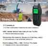 President Randy III FCC AM/FM Handheld CB Radio w/P Channels, NRC, Desktop Dock & Mobile Charge Module, 7Color Display, ASC, VOX, CTCSS/DCS, Weather Channel, Scan Skip, Flashlight, Key Lock (TXUS722) view 2