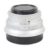 Asixxsix Camera Manual Focus Lens, 25mm F1.7 FX Mount Manual Focus Fixed Lens with Large Aperture, Fixed for X E1, X E2, A5, A7, S10, S1, M5 (Silver) view 1