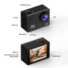 4K Action Camera, Anti Shake Underwater Camera 4K 30fps 20MP, 170 Wide Angle Lens with HD Display, Smart Anti Shake, Practical Accessories for Diverse Scenarios view 3