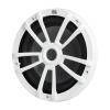 8" 450 Watt Peak Power 2-Way High-Perfomance Marine Multicolor LED Audio Speakers w/White and Gray Grilles (Pair), 10" White Subwoofer, 16 Gauge 50 ft Speaker Wire view 3