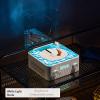 Dpofirs The Waves CD Player, Retro Bluetooth Speaker with White Noise, Portable Wireless Record Player HiFi Speaker for Home Room Desk Party view 2