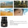 AKLOSIPY 25mm T2.1 Cine Lens Film Lens Cinema with 260 Extended Focus Range Stepless Focus Gear for R RP R5 R6 R3 Camera (Black) view 4