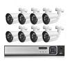 QDVOPHZA Face Detect H.265+ 5MP HD POE NVR Kit CCTV Security System Metal Outdoor Audio IP Camera Bullet Video Surveillance Set(1t,NVR and 8pcs Cam) view 1