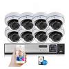 Explosion-Proof H.265 8CH 3MP POE Security Camera System NVR Kit Audio IP Camera Indoor Outdoor CCTV Surveillance NVR Set(4PCS,8CH NVR and 2 Camera_NO Card) view 2