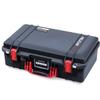 Black & Red Pelican 1525 air case. Comes with pluck foam interior. view 2