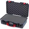 Black & Red Pelican 1525 air case. Comes with pluck foam interior. view 3