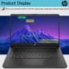 HP Sleek Portable Laptop  16GB RAM, 1.25TB Storage (128GB SSD + 128GB External + 1TB Cloud), HD Display, Windows 11, 1-Year Microsoft 365, w/Wireless Earbuds Black, Study, Work & Entertainment view 4